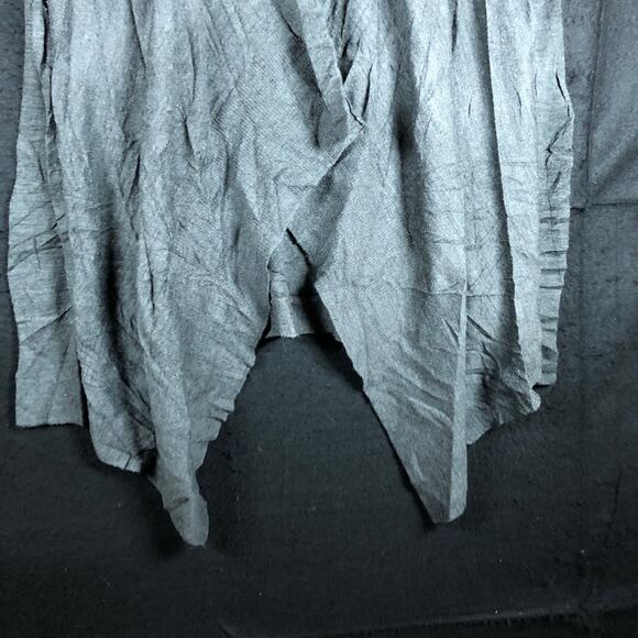 Ann Taylor LOFT Womens Sweater Gray Cardigan Wool Blend Waterfall Open Front XS - Picture 3 of 12